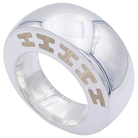 bague argent femme style hermes|bagues hermes.